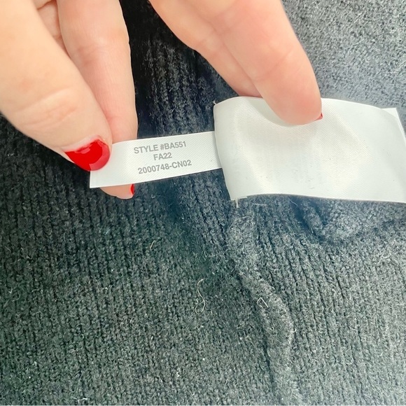 NWT J Crew Cocoon Alpaca Blend Black Longline Minimalist sweater-blazer BA551 - Picture 12 of 14